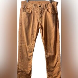 Hudson ~ Byron ~ Men’s Size 34 Coral Denim Jeans Straight Button Fly